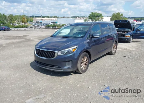 2017 Kia Sedona Lx from USA, damaged, VIN KNDMB5C19H6285528